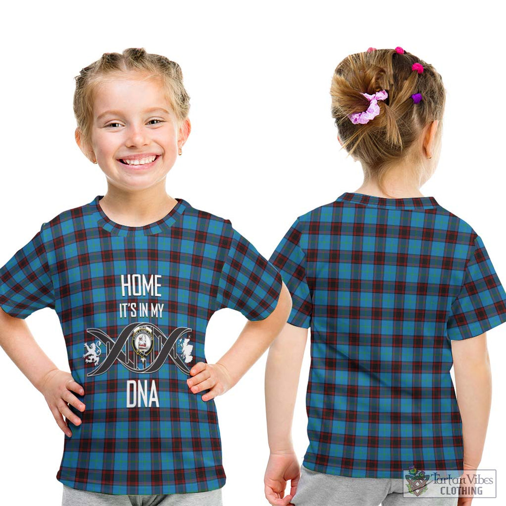 Home Ancient Tartan Kid T-Shirt with Family Crest DNA In Me Style - Tartanvibesclothing Shop