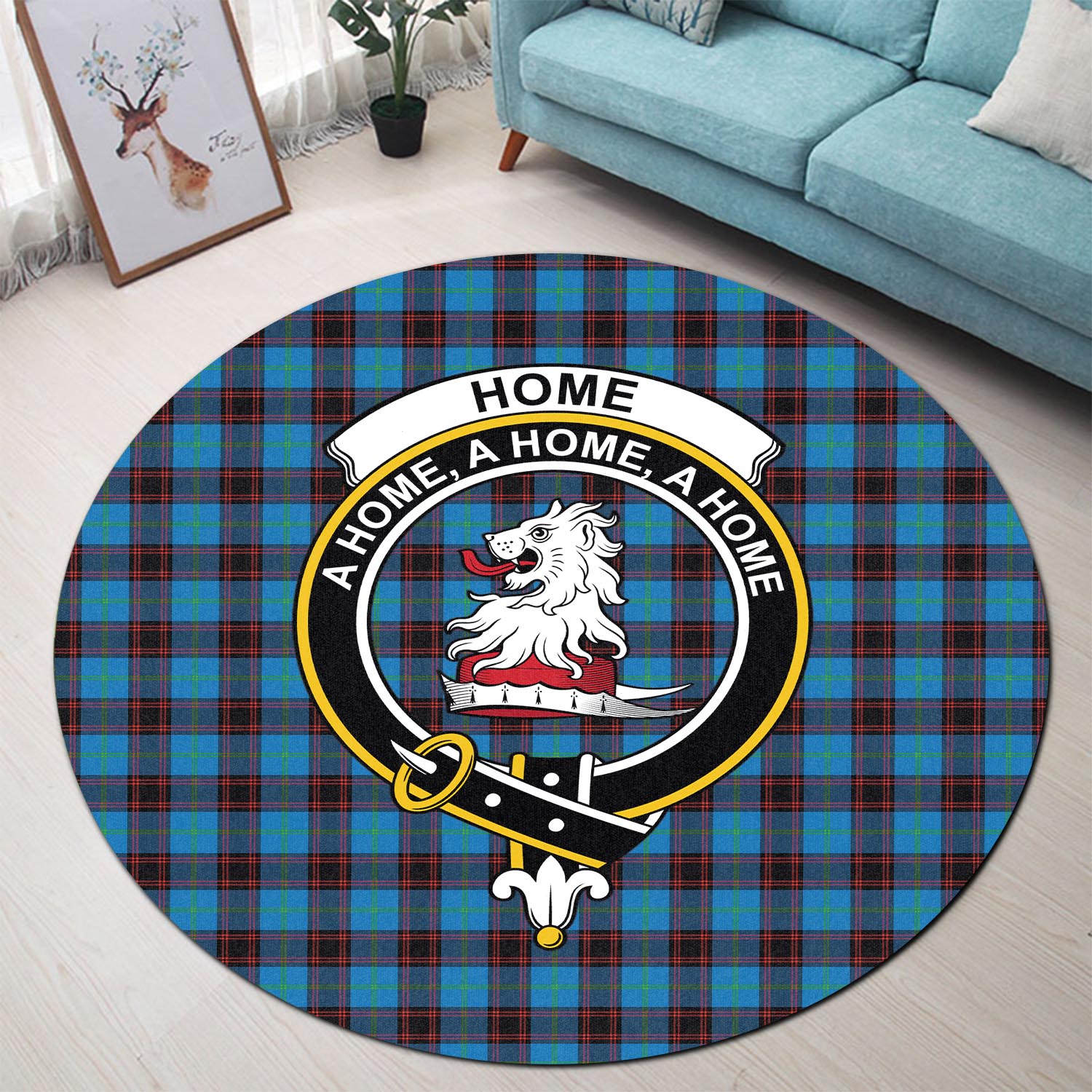 home-ancient-tartan-round-rug-with-family-crest