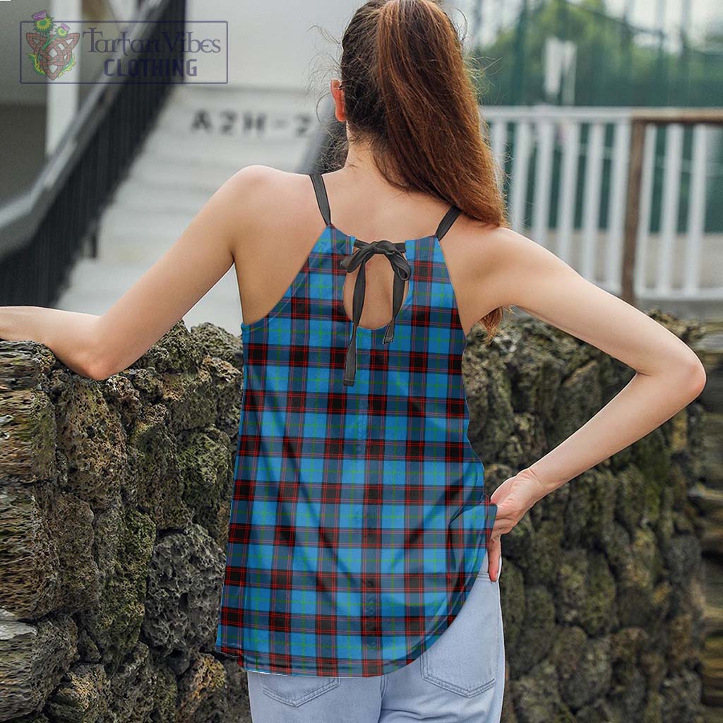 Tartan Vibes Clothing Home Ancient Tartan Loose Halter Neck Camisole