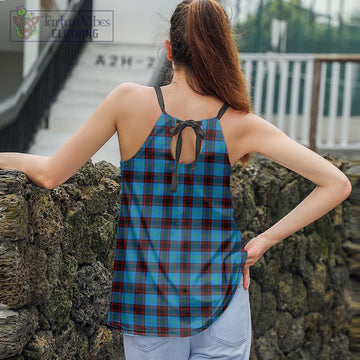 Home Ancient Tartan Loose Halter Neck Camisole