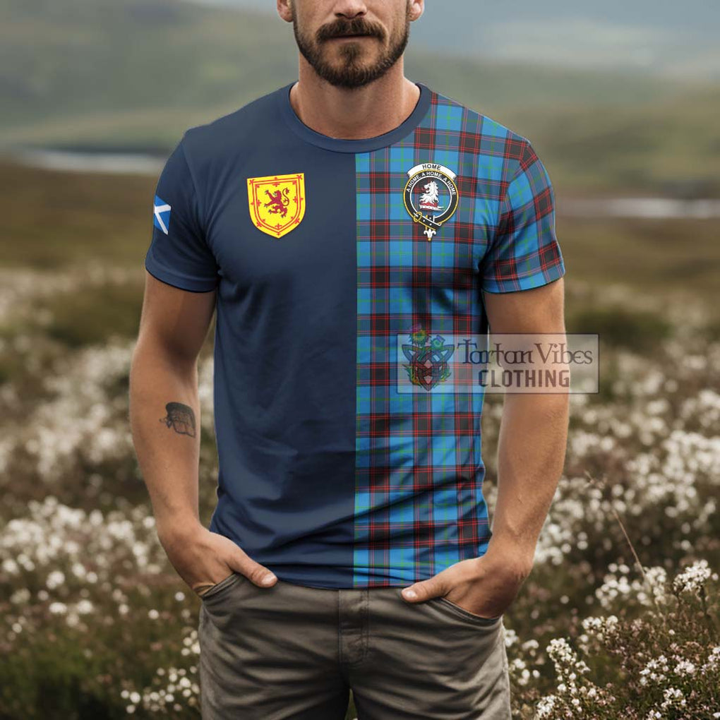 Tartan Vibes Clothing Home Ancient Tartan T-Shirt Alba with Scottish Lion Royal Arm Half Style