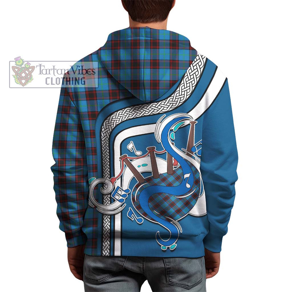 Home Ancient Tartan Hoodie with Epic Bagpipe Style - Tartanvibesclothing Shop