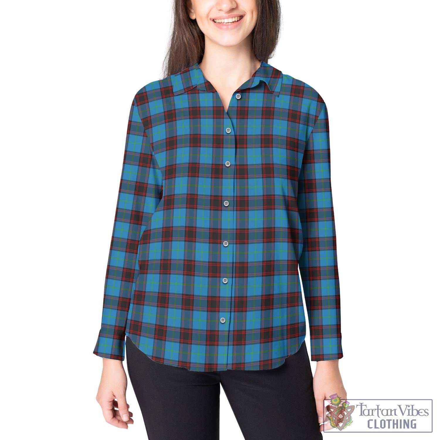 Home Ancient Tartan Womens Casual Shirt