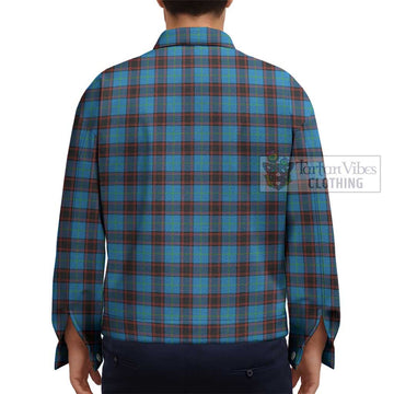 Home Ancient Tartan Unisex Lapel Cotton Jacket