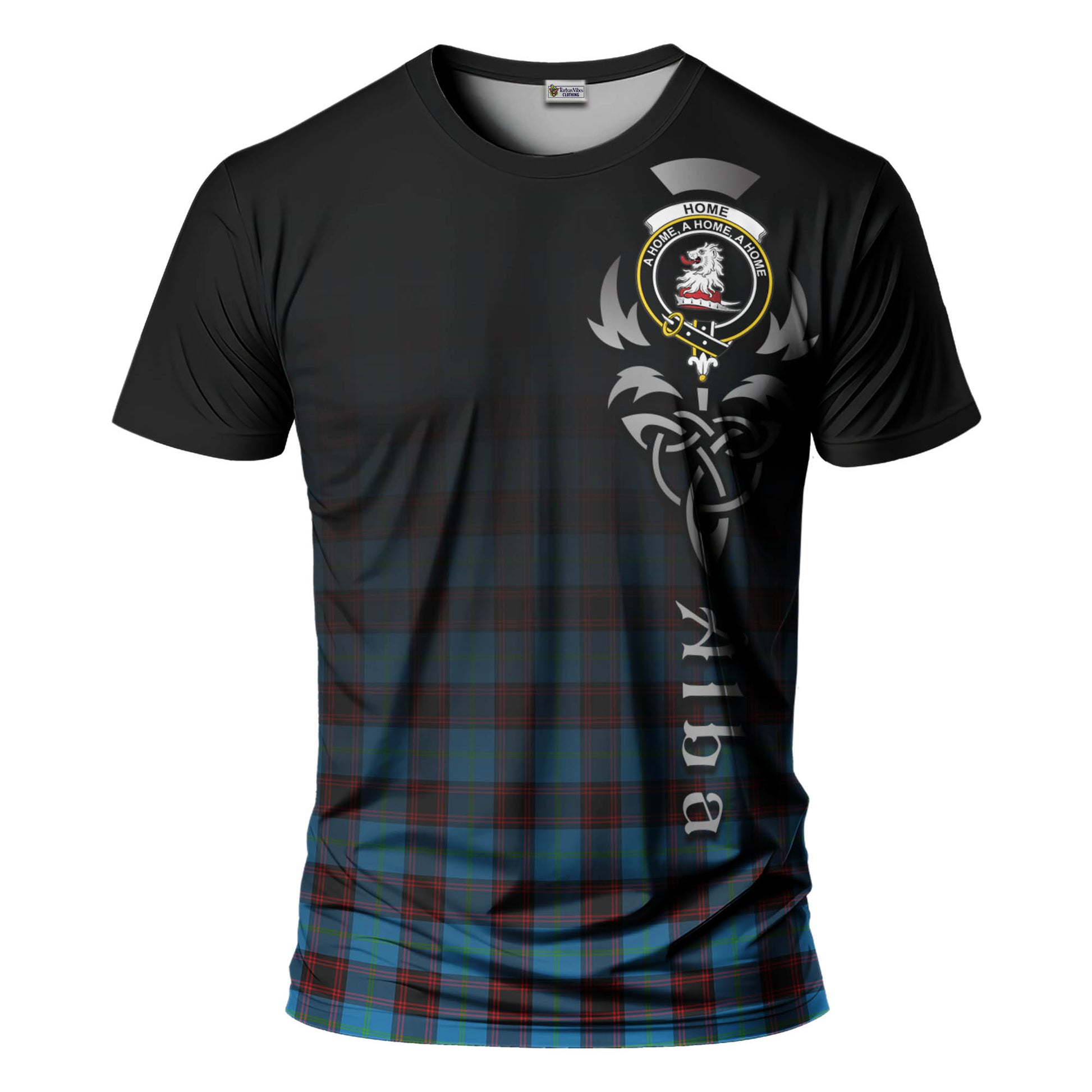 Tartan Vibes Clothing Home Ancient Tartan T-Shirt Featuring Alba Gu Brath Family Crest Celtic Inspired