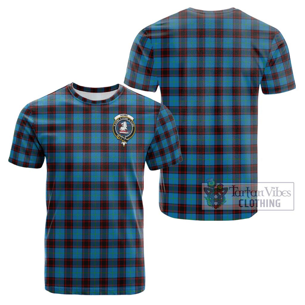 Home Ancient Tartan Cotton T-Shirt with Family Crest Kid's Shirt - Tartanvibesclothing Shop