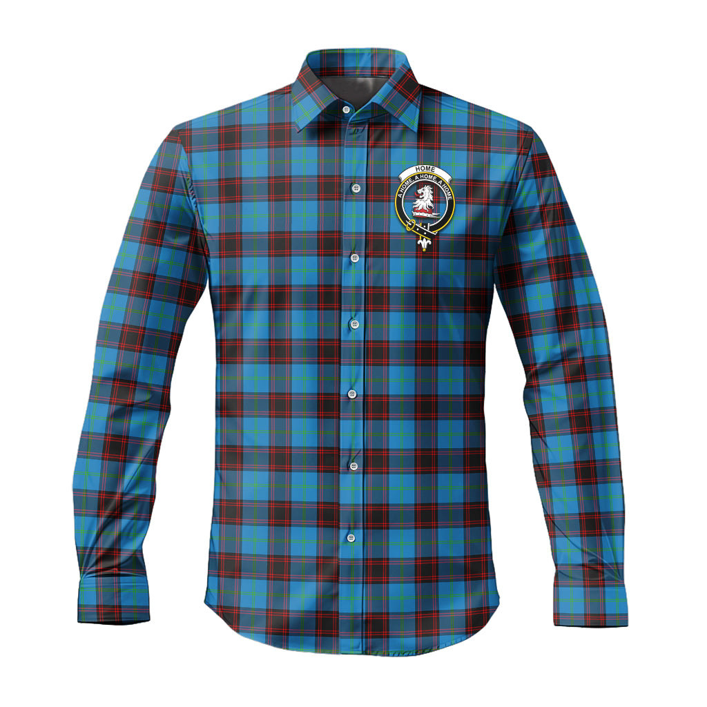 home-ancient-tartan-long-sleeve-button-up-shirt-with-family-crest