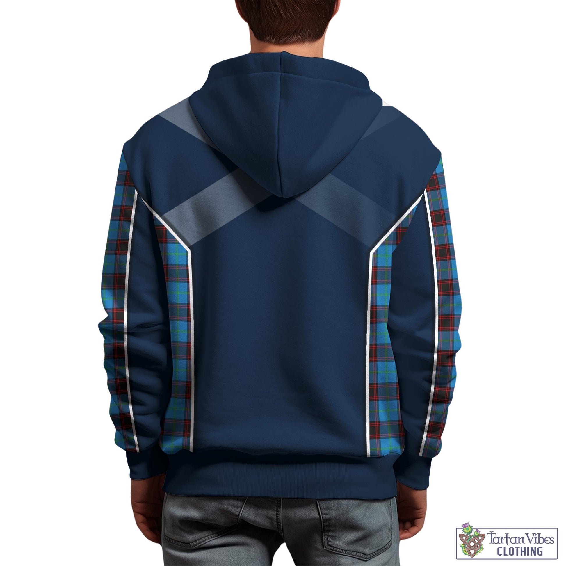 Tartan Vibes Clothing Home Ancient Tartan Hoodie with Family Crest and Lion Rampant Vibes Sport Style