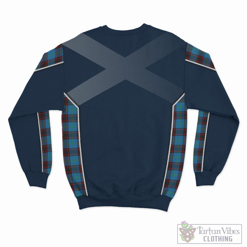 Tartan Vibes Clothing Home Ancient Tartan Sweatshirt with Family Crest and Scottish Thistle Vibes Sport Style