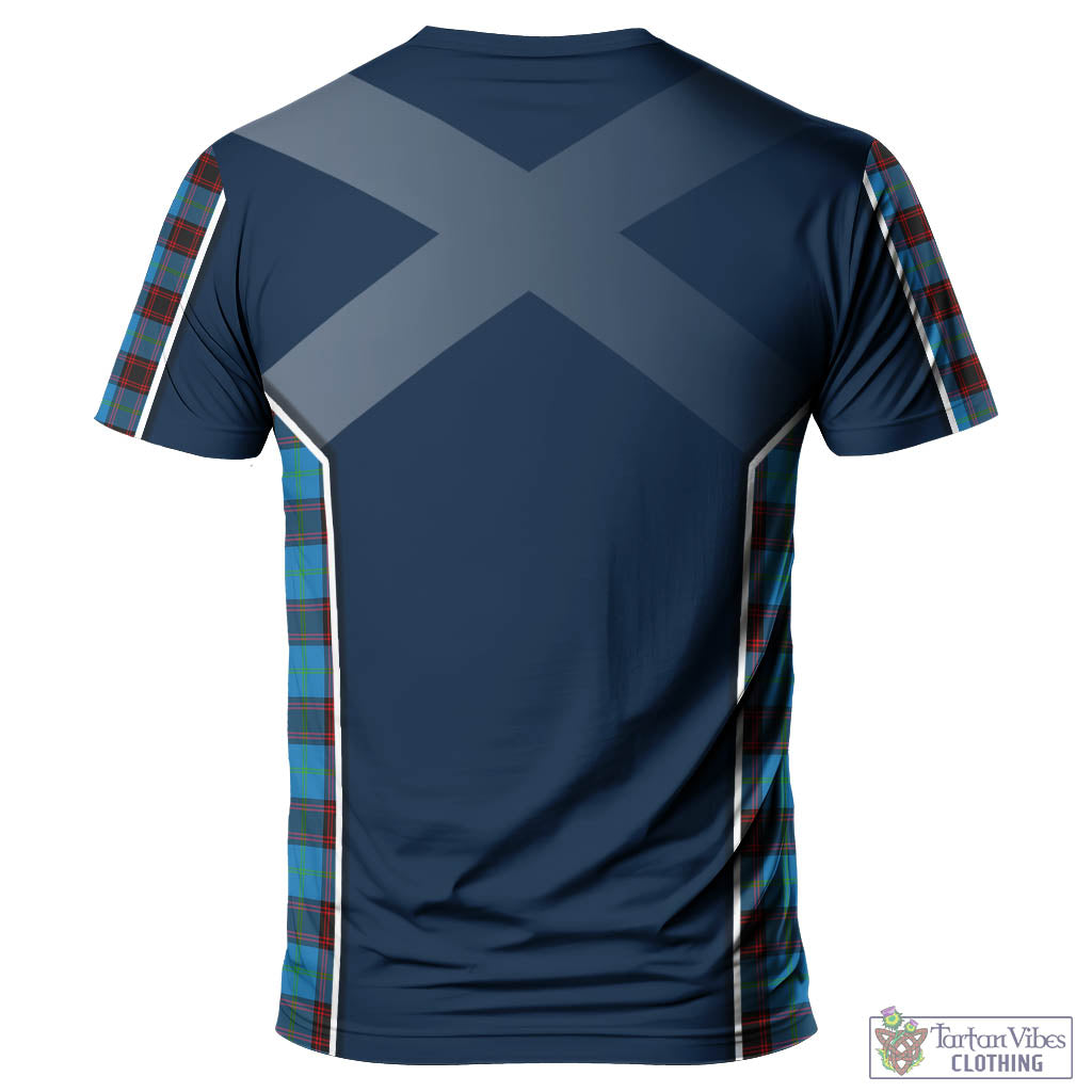 Tartan Vibes Clothing Home Ancient Tartan T-Shirt with Family Crest and Scottish Thistle Vibes Sport Style