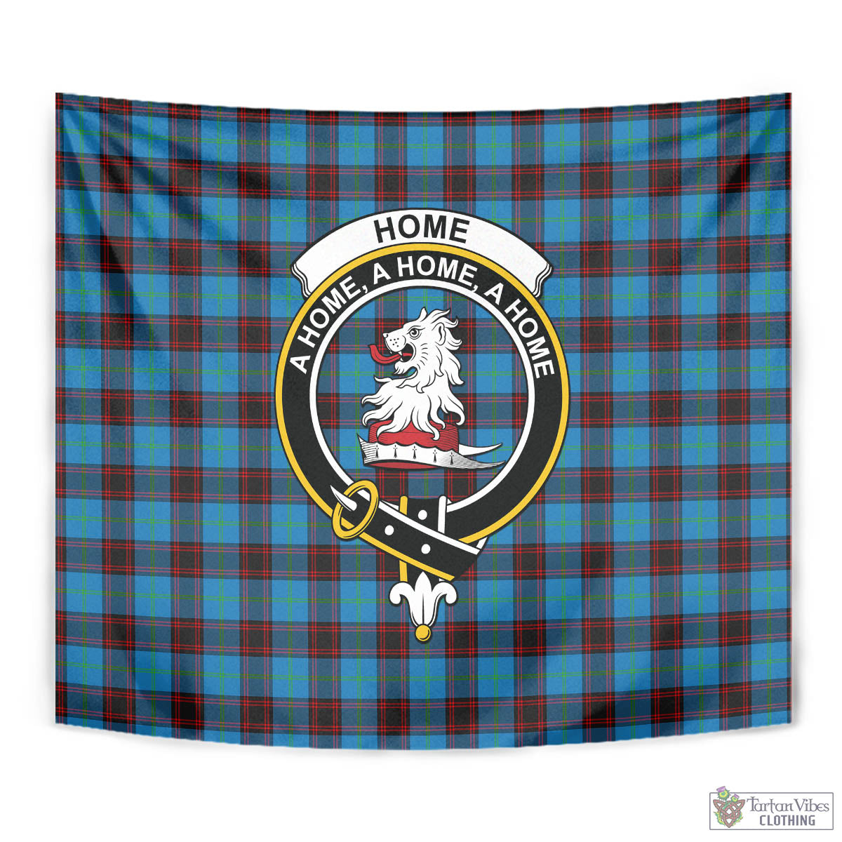 Tartan Vibes Clothing Home Ancient Tartan Tapestry Wall Hanging and Home Decor for Room with Family Crest