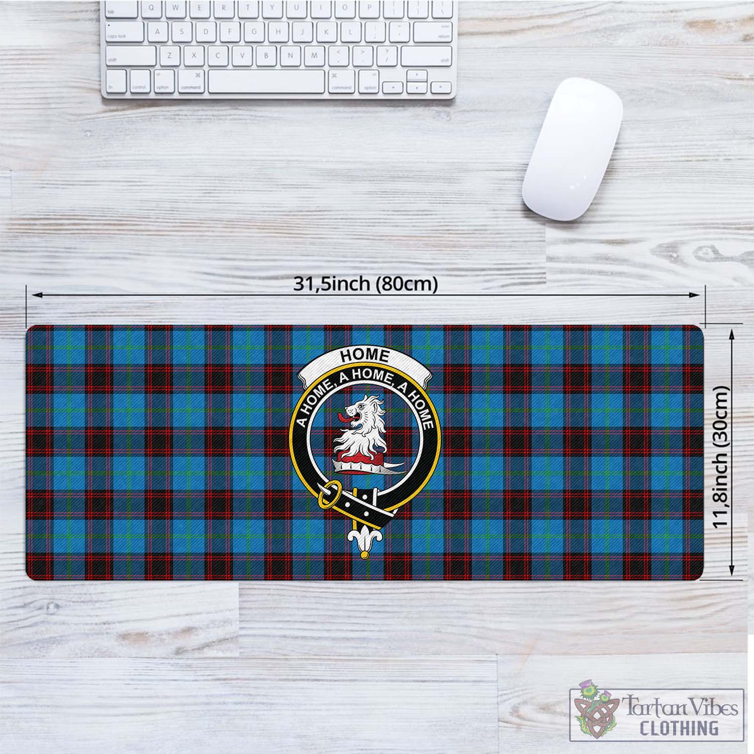 Tartan Vibes Clothing Home Ancient Tartan Mouse Pad with Family Crest