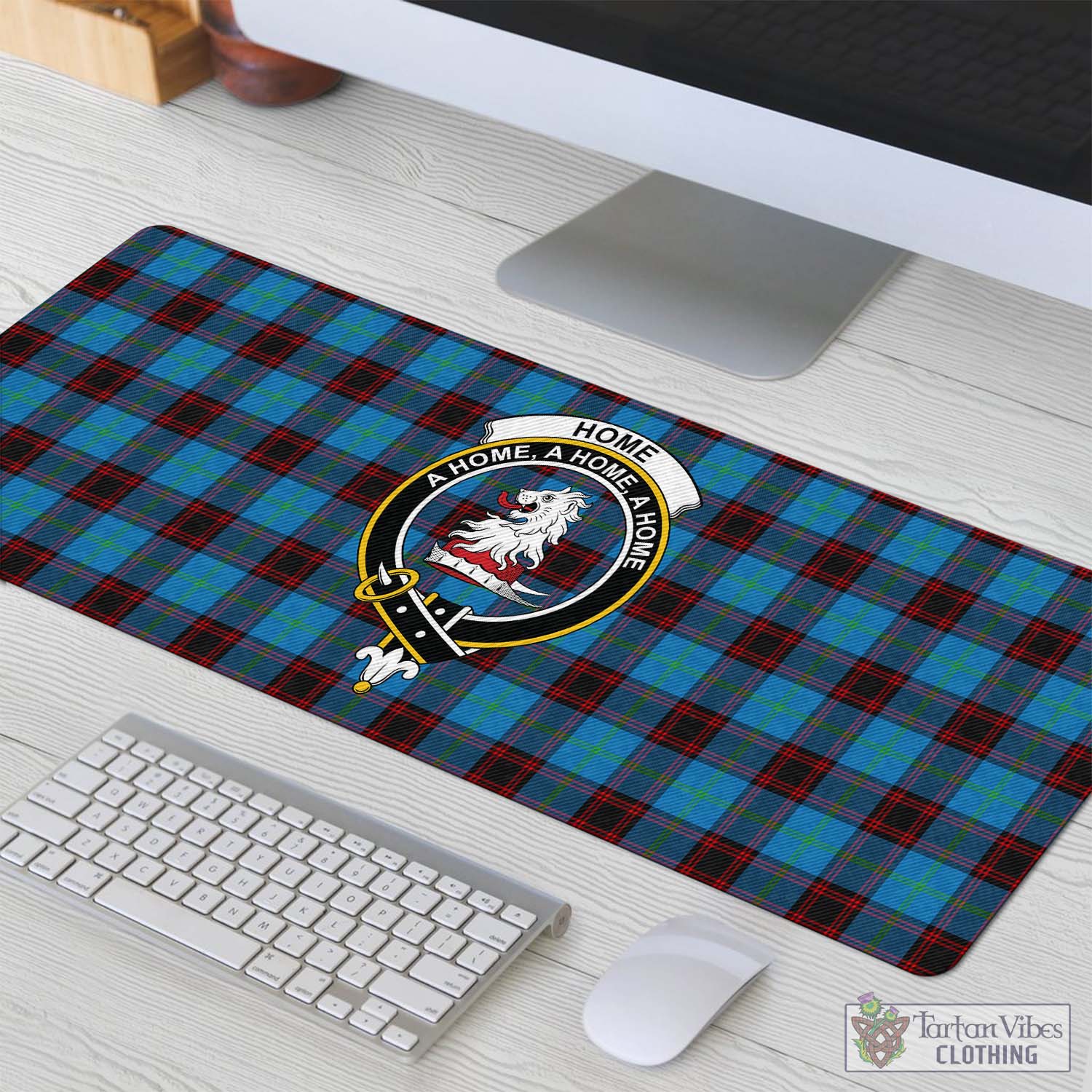 Tartan Vibes Clothing Home Ancient Tartan Mouse Pad with Family Crest