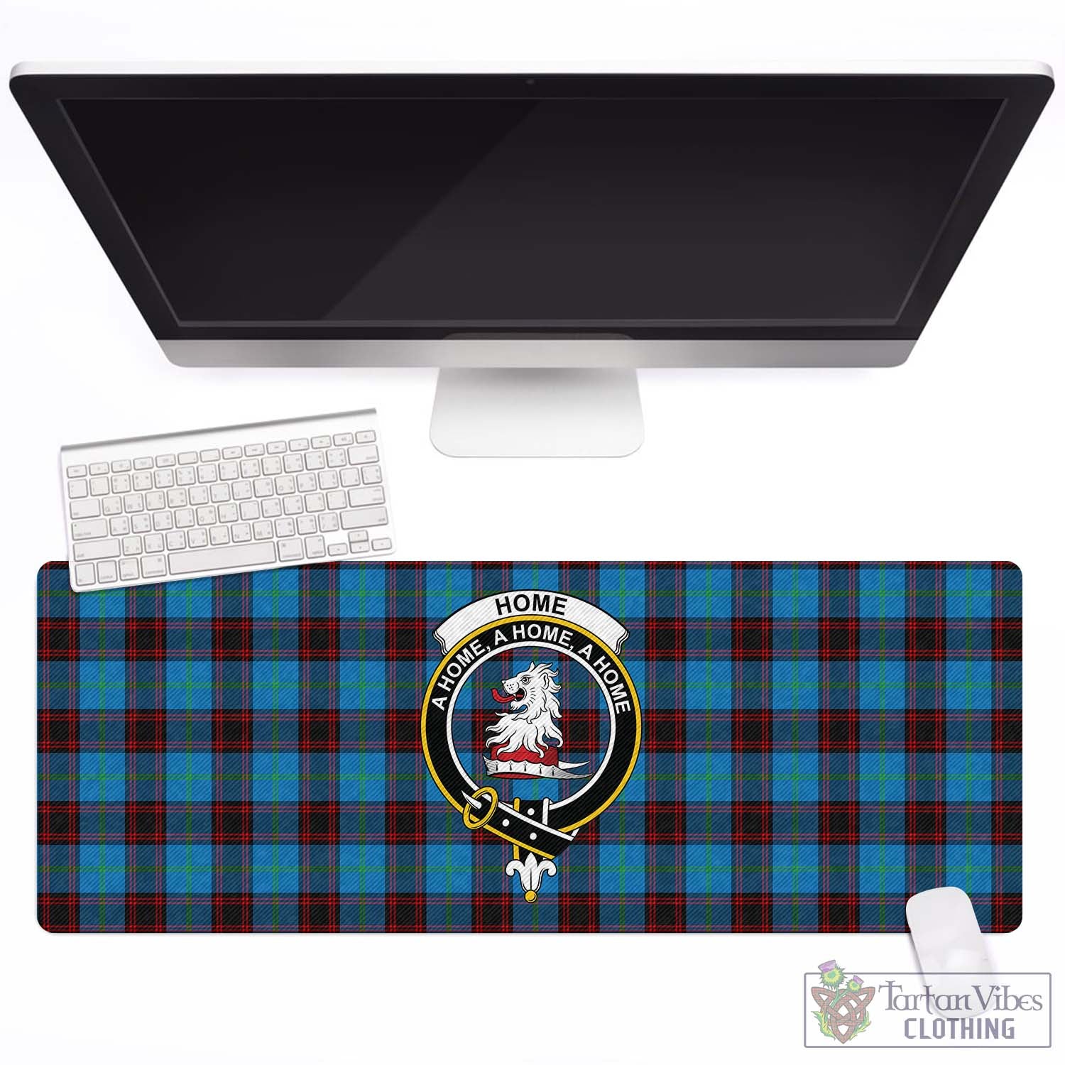 Tartan Vibes Clothing Home Ancient Tartan Mouse Pad with Family Crest