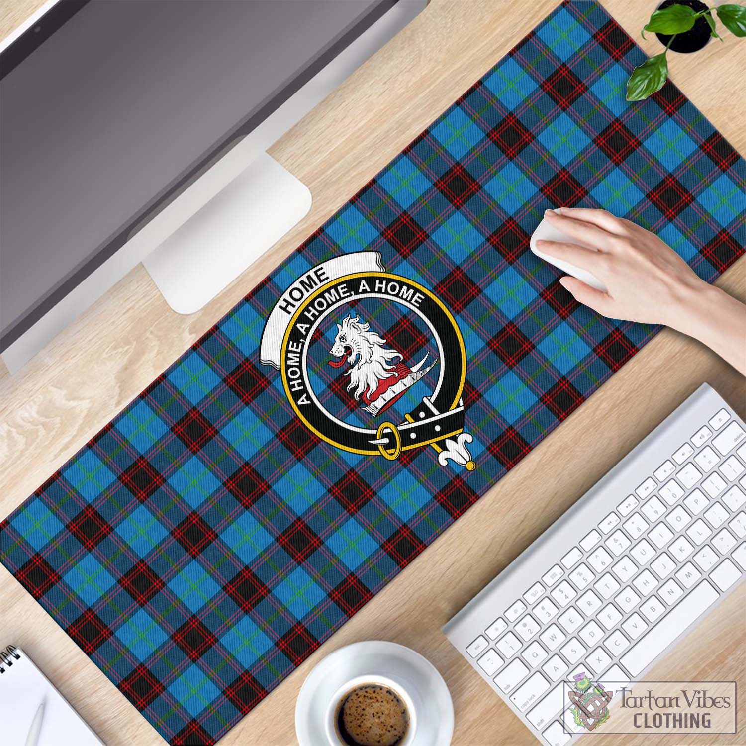 Tartan Vibes Clothing Home Ancient Tartan Mouse Pad with Family Crest