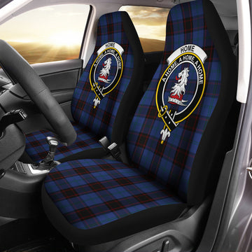 Home (Hume) Tartan Car Seat Cover with Family Crest