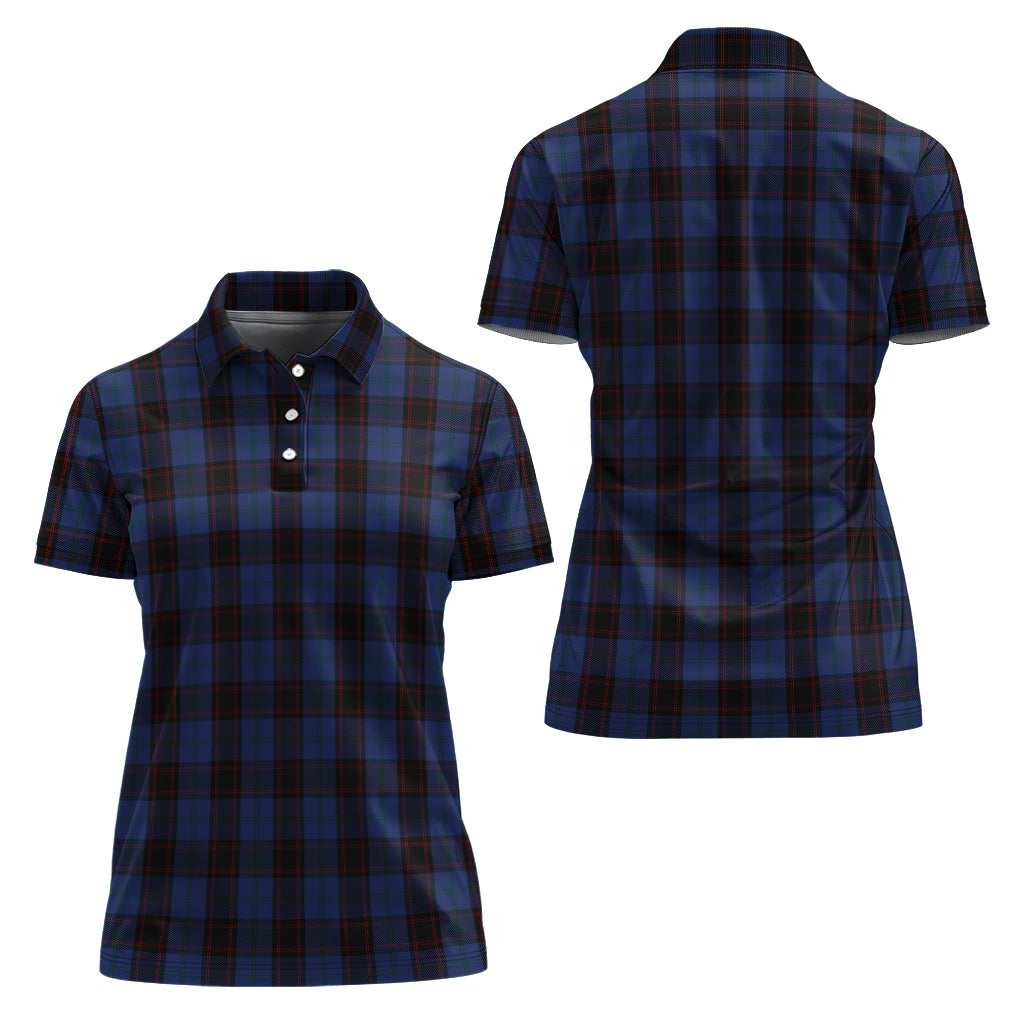 home-hume-tartan-polo-shirt-for-women