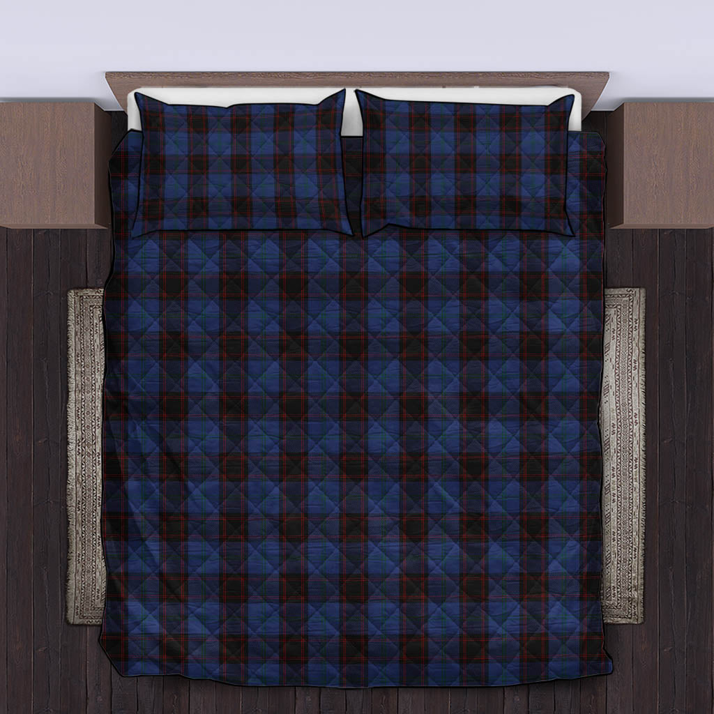 Home (Hume) Tartan Quilt Bed Set King - Tartan Vibes Clothing