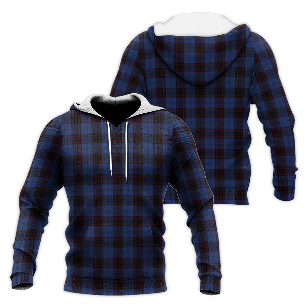 home-hume-tartan-knitted-hoodie