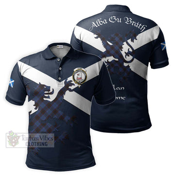 Home (Hume) Tartan Lion Rampant Polo Shirt Proudly Display Your Heritage with Alba Gu Brath and Clan Name