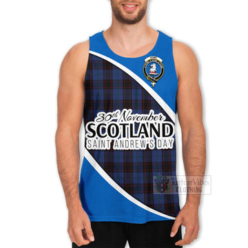 Home (Hume) Family Crest Tartan Men's Tank Top Celebrate Saint Andrew's Day in Style