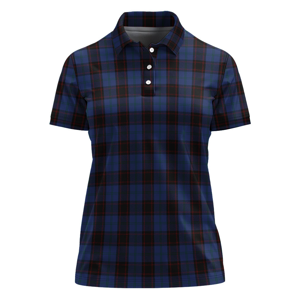 home-hume-tartan-polo-shirt-for-women