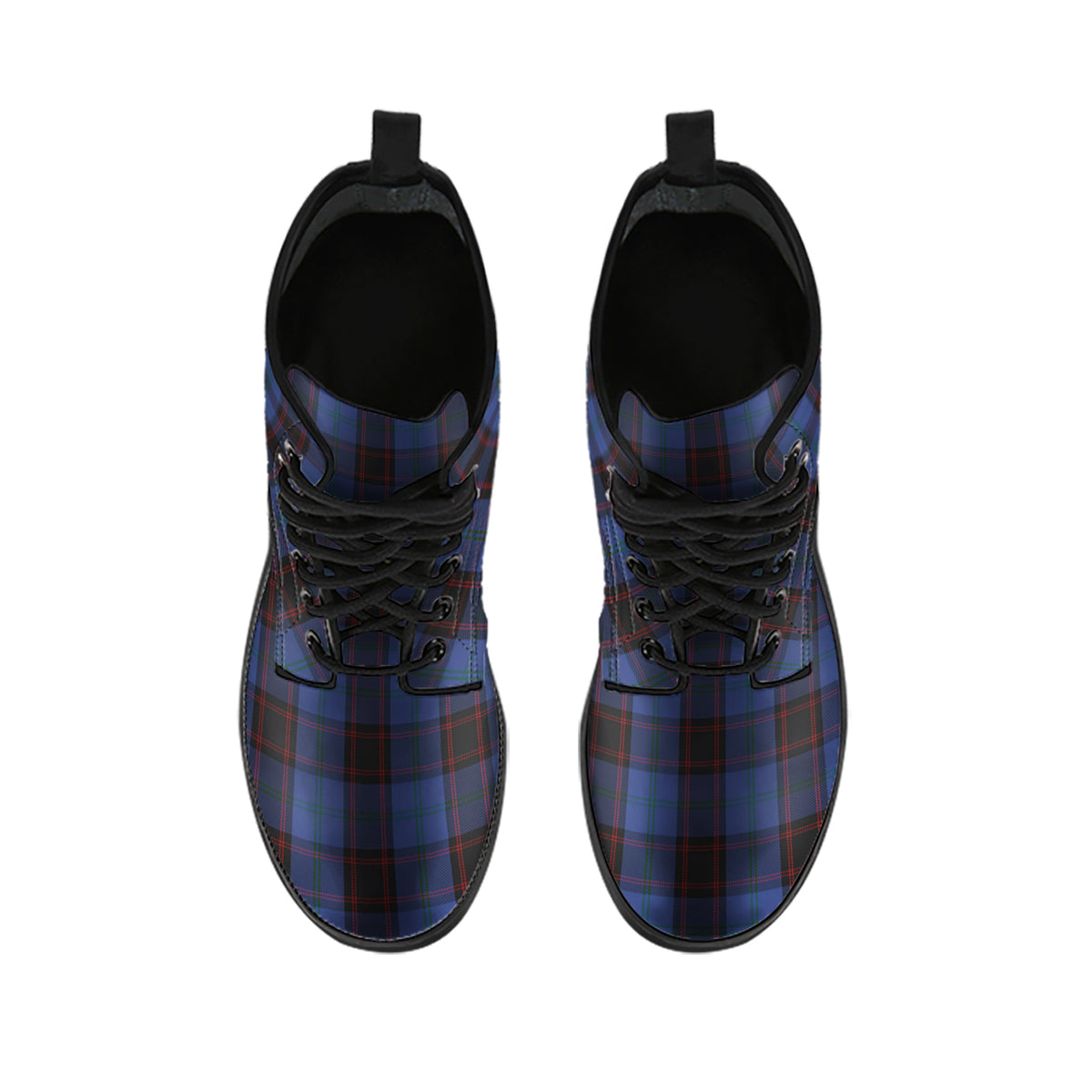 Home (Hume) Tartan Leather Boots - Tartan Vibes Clothing