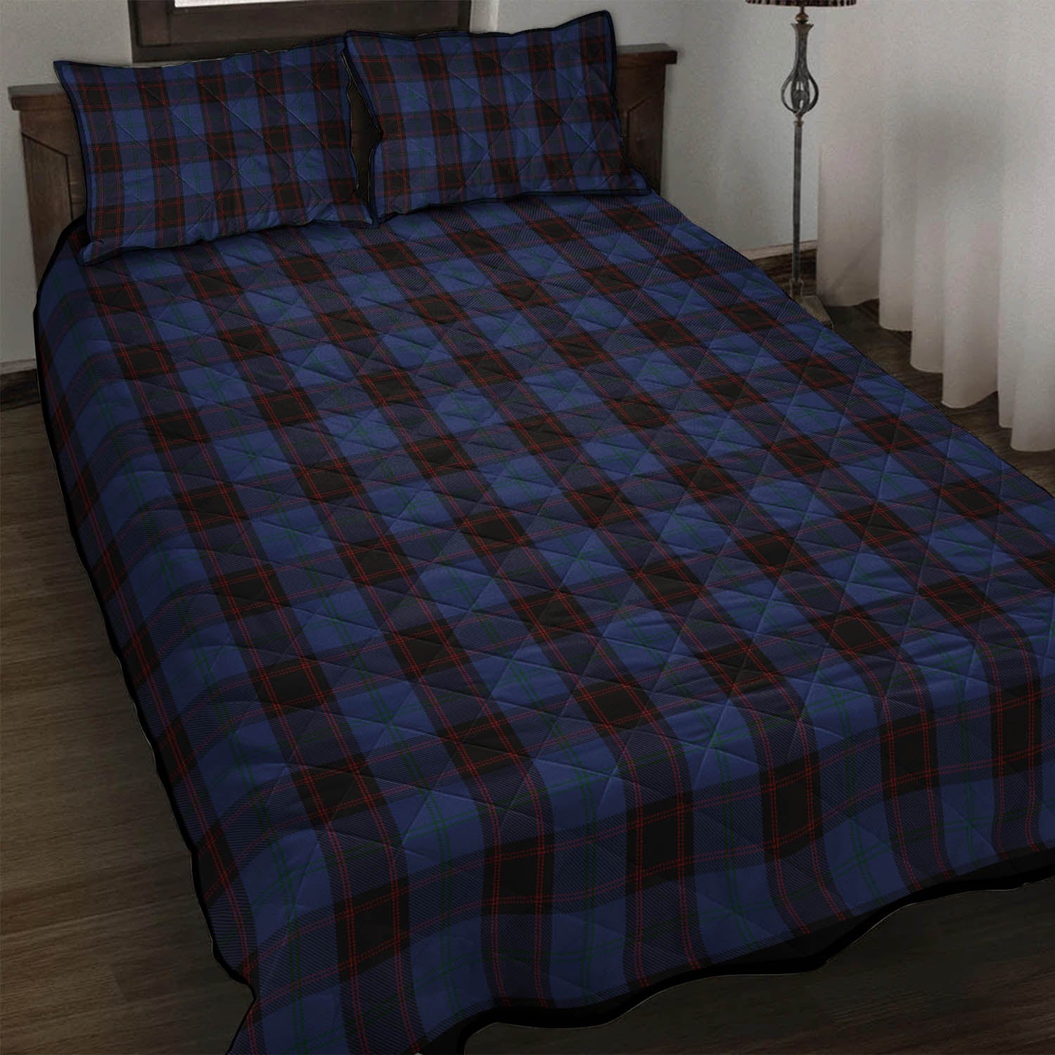 Home (Hume) Tartan Quilt Bed Set - Tartan Vibes Clothing