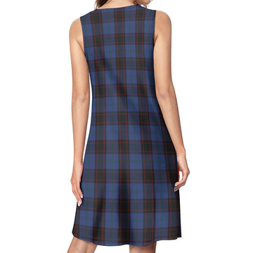 Home (Hume) Tartan Womens Casual Dresses