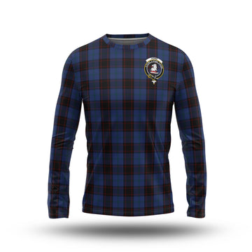 Home (Hume) Tartan Long Sleeve T-Shirt with Family Crest