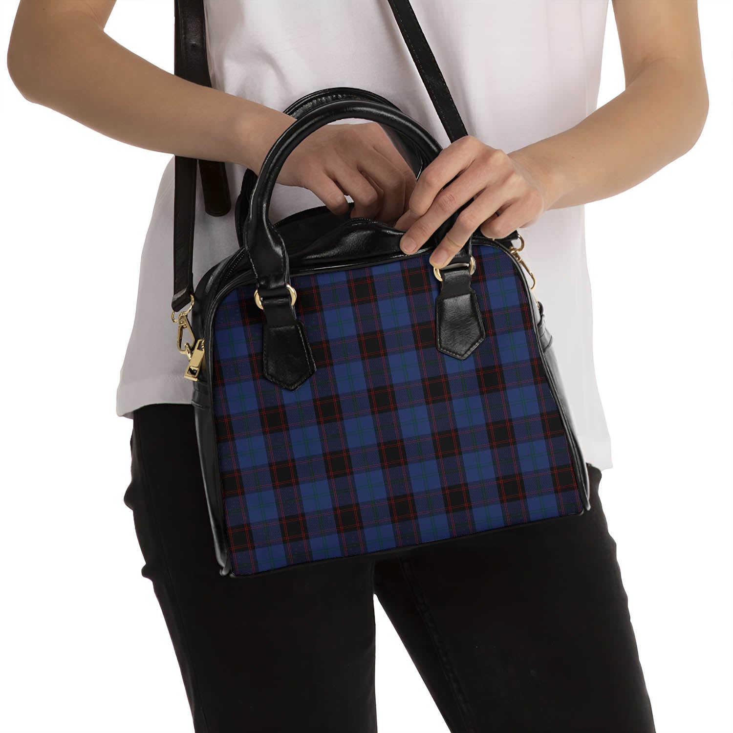 Home (Hume) Tartan Shoulder Handbags - Tartanvibesclothing