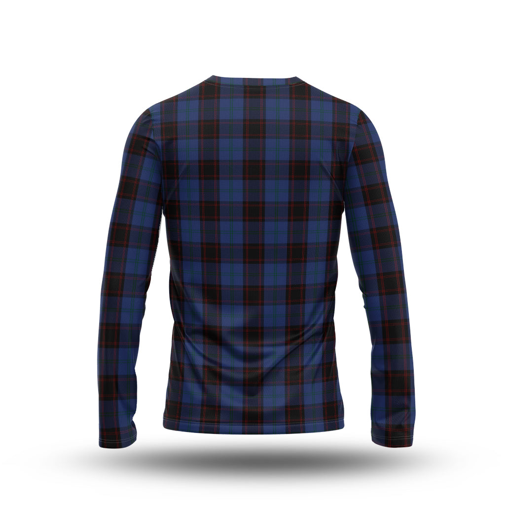 home-hume-tartan-long-sleeve-t-shirt-with-family-crest