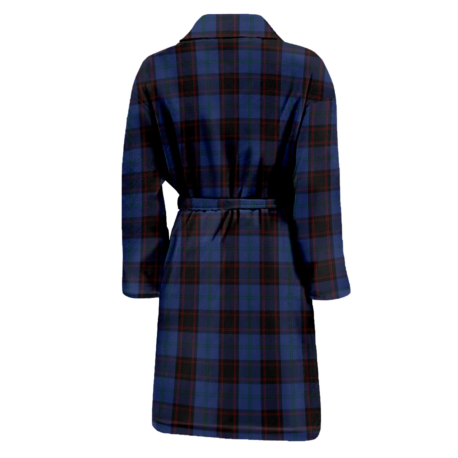 Home (Hume) Tartan Bathrobe with Family Crest - Tartan Vibes Clothing