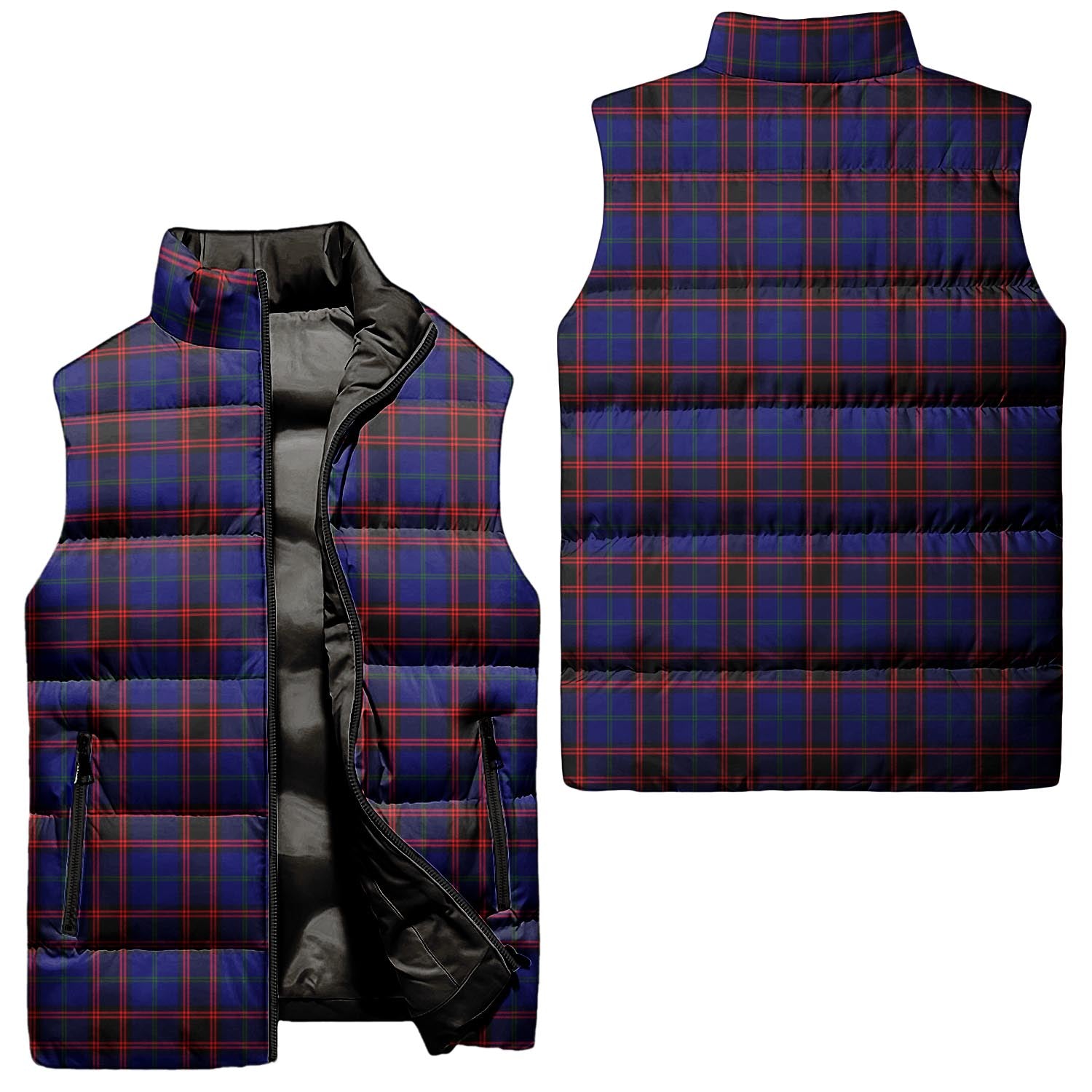 Home Modern Tartan Sleeveless Puffer Jacket Unisex - Tartanvibesclothing