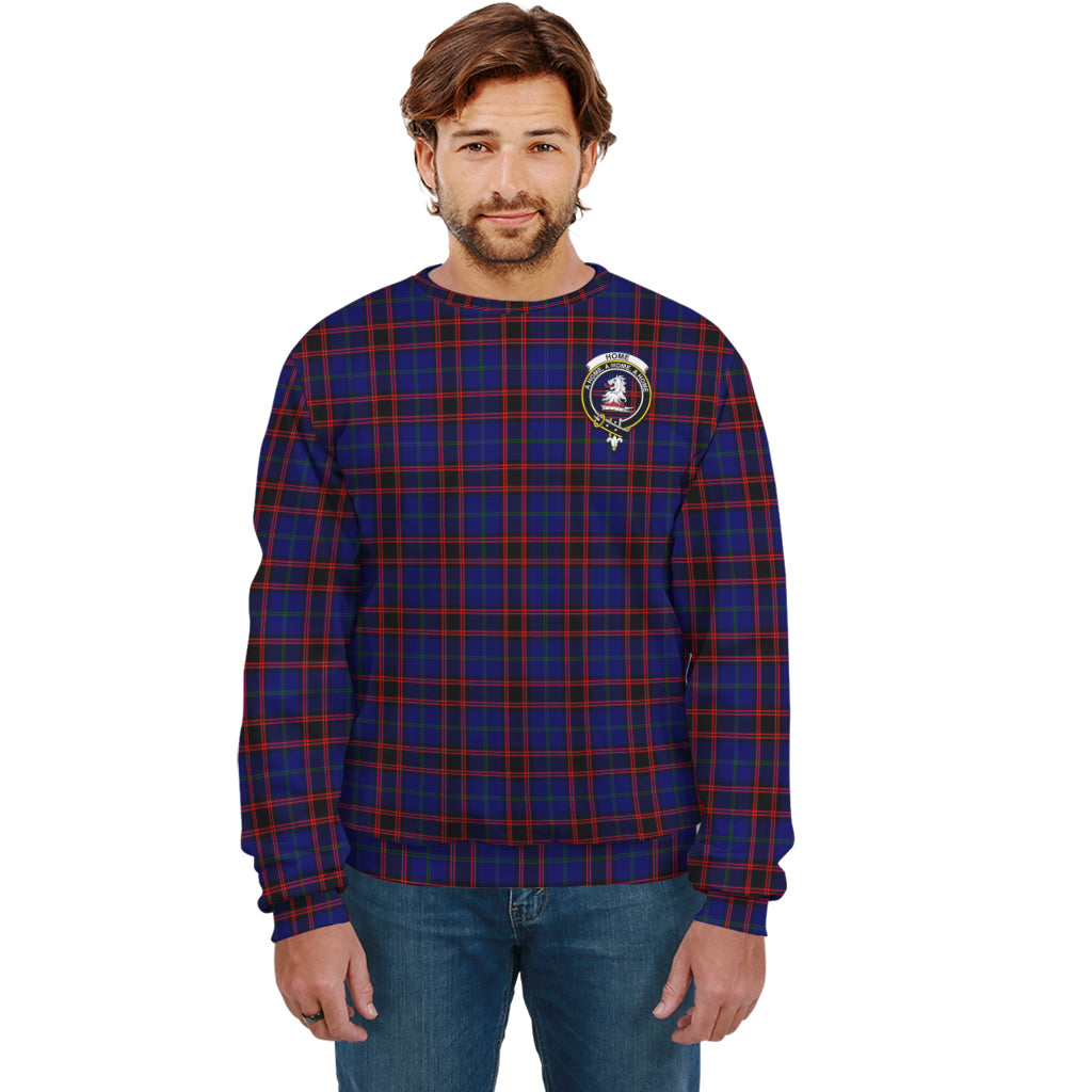 Home Modern Tartan Sweatshirt with Family Crest Unisex - Tartan Vibes Clothing