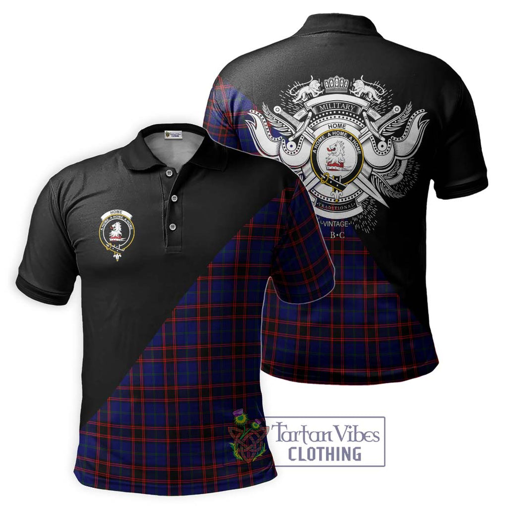 Home Modern Tartan Polo Shirt with Family Crest and Military Logo Style Kid - Tartanvibesclothing Shop