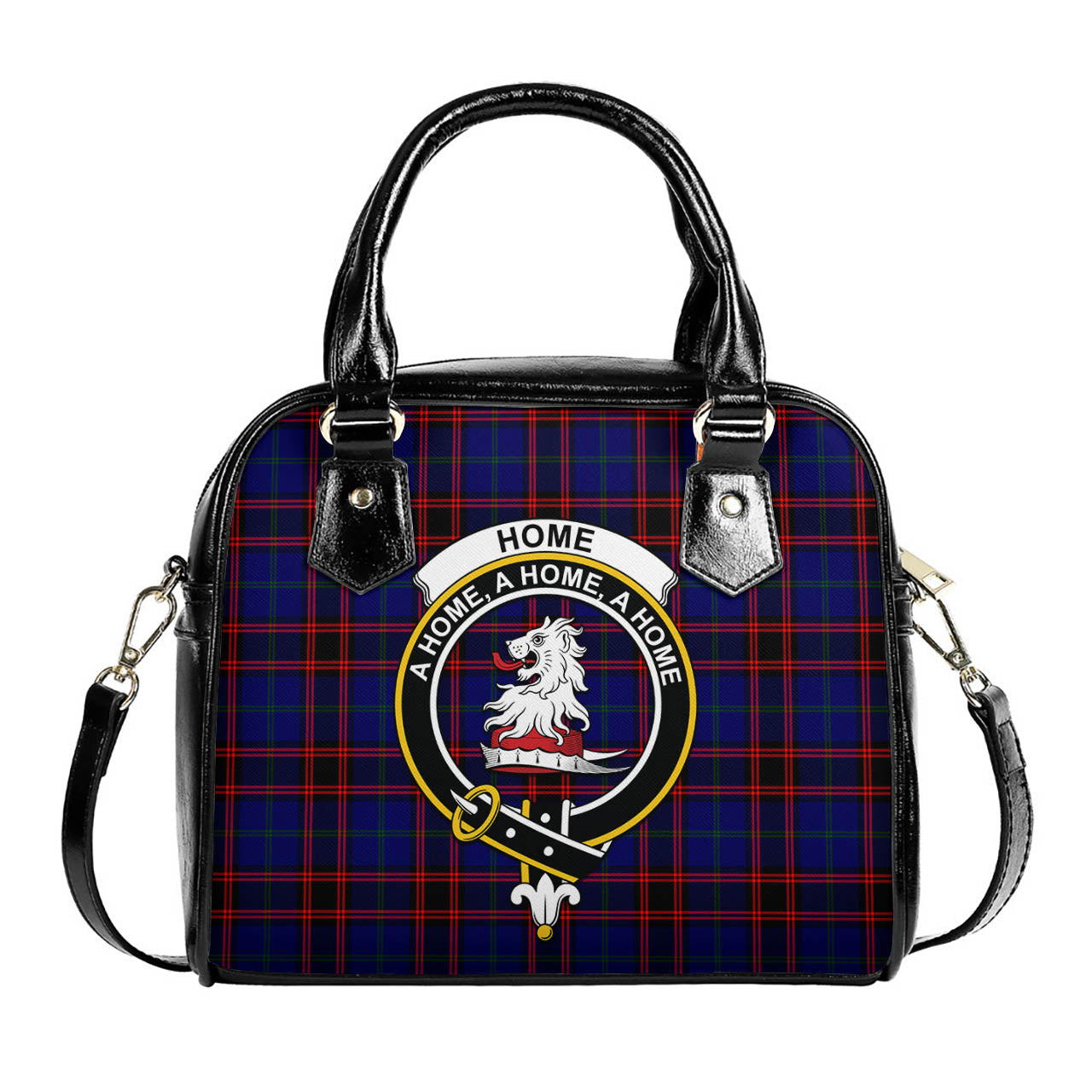 Home Modern Tartan Shoulder Handbags with Family Crest One Size 6*25*22 cm - Tartanvibesclothing