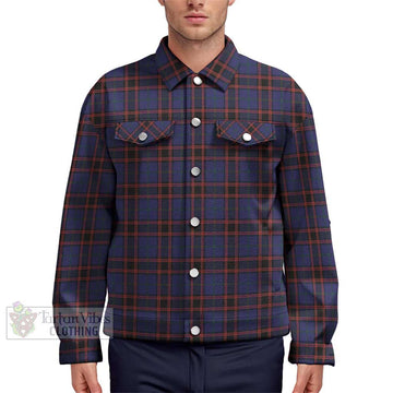 Home Modern Tartan Unisex Lapel Cotton Jacket