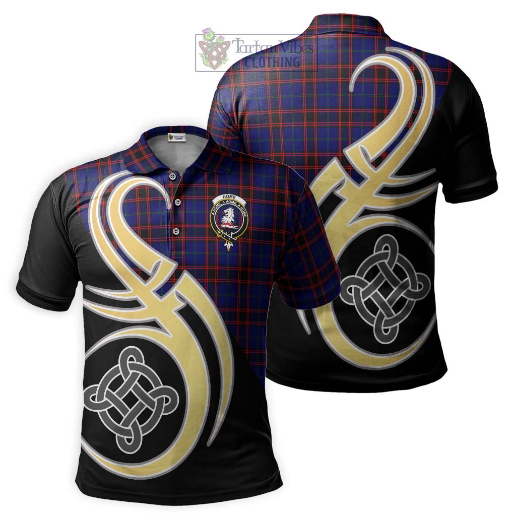 Home Modern Tartan Polo Shirt with Family Crest and Celtic Symbol Style Kid - Tartan Vibes Clothing