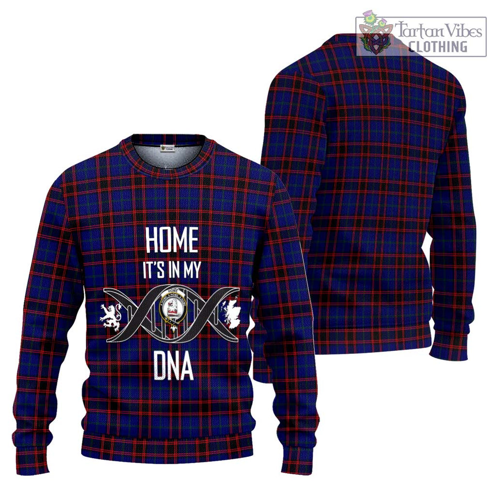 Home Modern Tartan Knitted Sweater with Family Crest DNA In Me Style Unisex - Tartanvibesclothing Shop