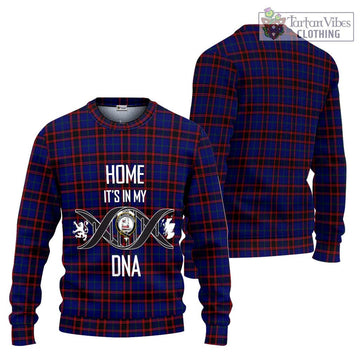 Home Modern Tartan Ugly Sweater with Family Crest DNA In Me Style