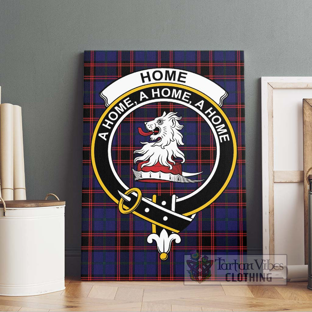 Home Modern Tartan Canvas Print Wall Art with Family Crest Without Frame - Tartan Vibes Clothing