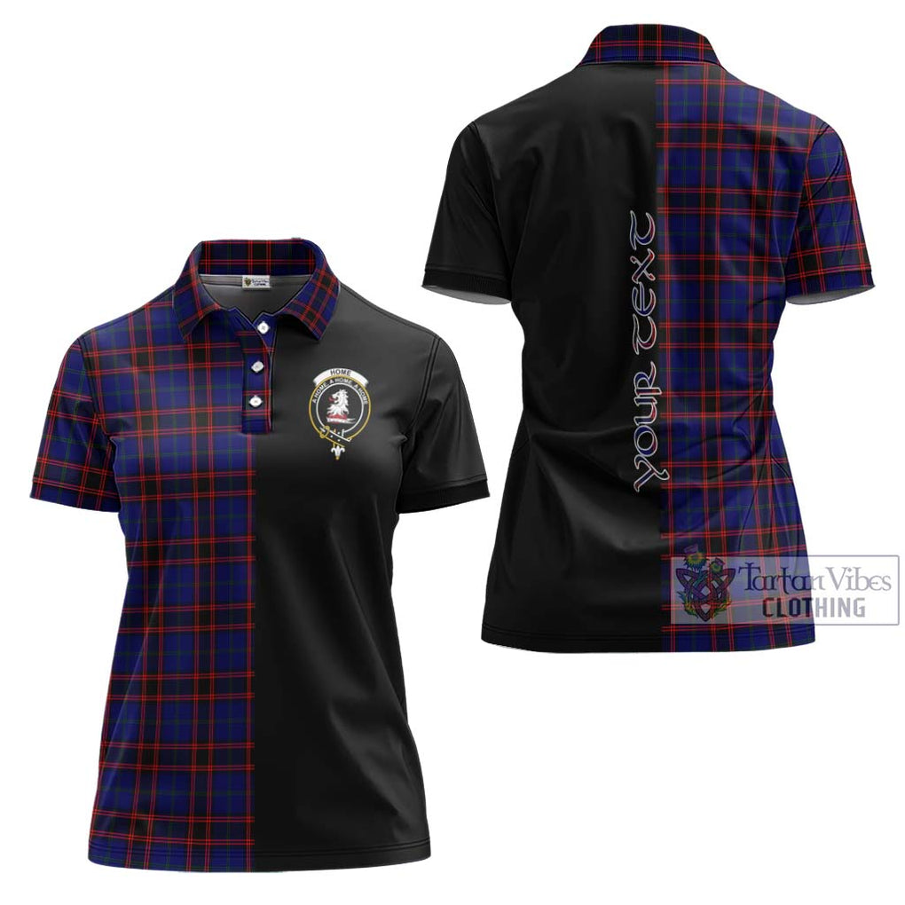 Home Modern Tartan Women's Polo Shirt with Family Crest and Half Of Me Style Women - Tartanvibesclothing Shop