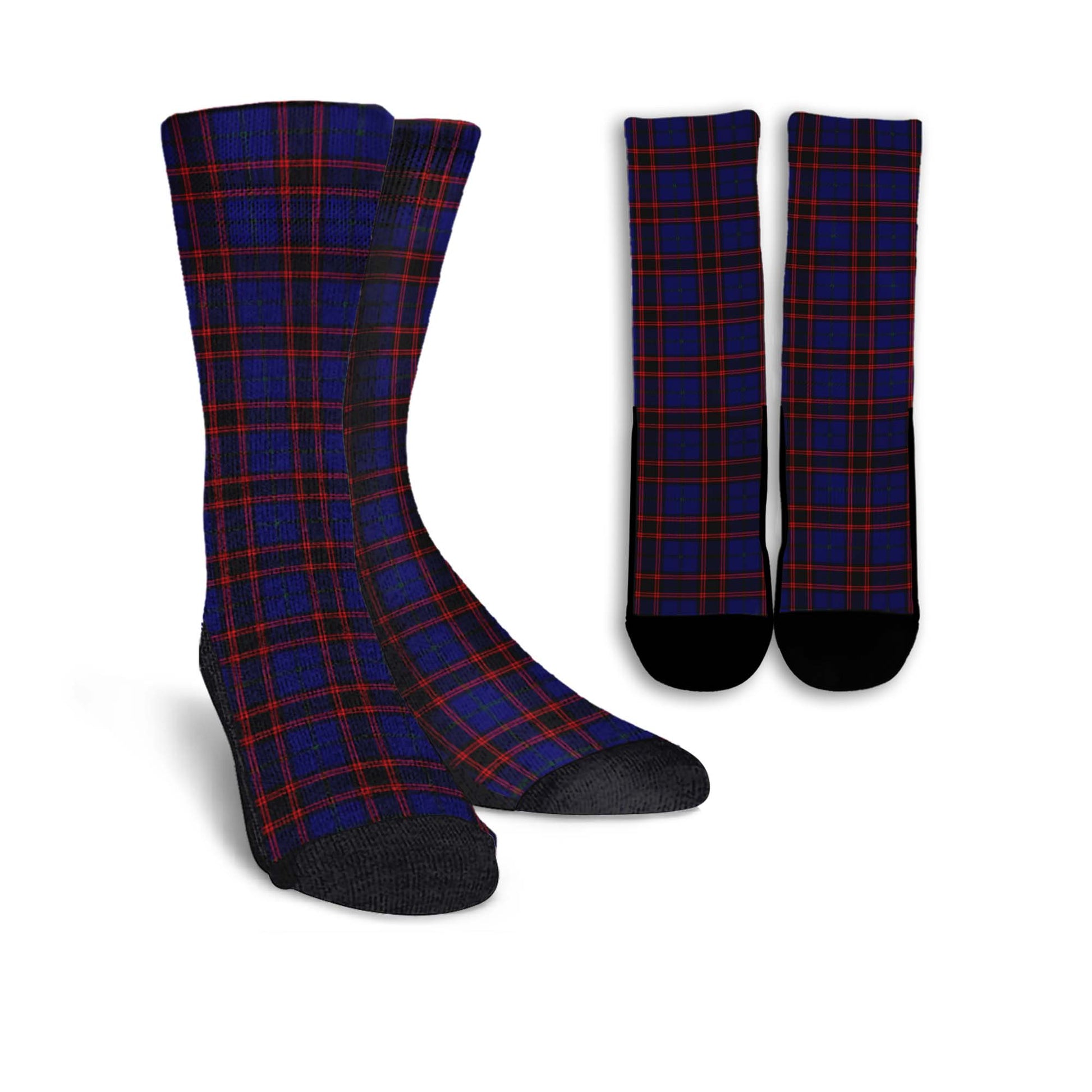 Home Modern Tartan Crew Socks - Tartanvibesclothing