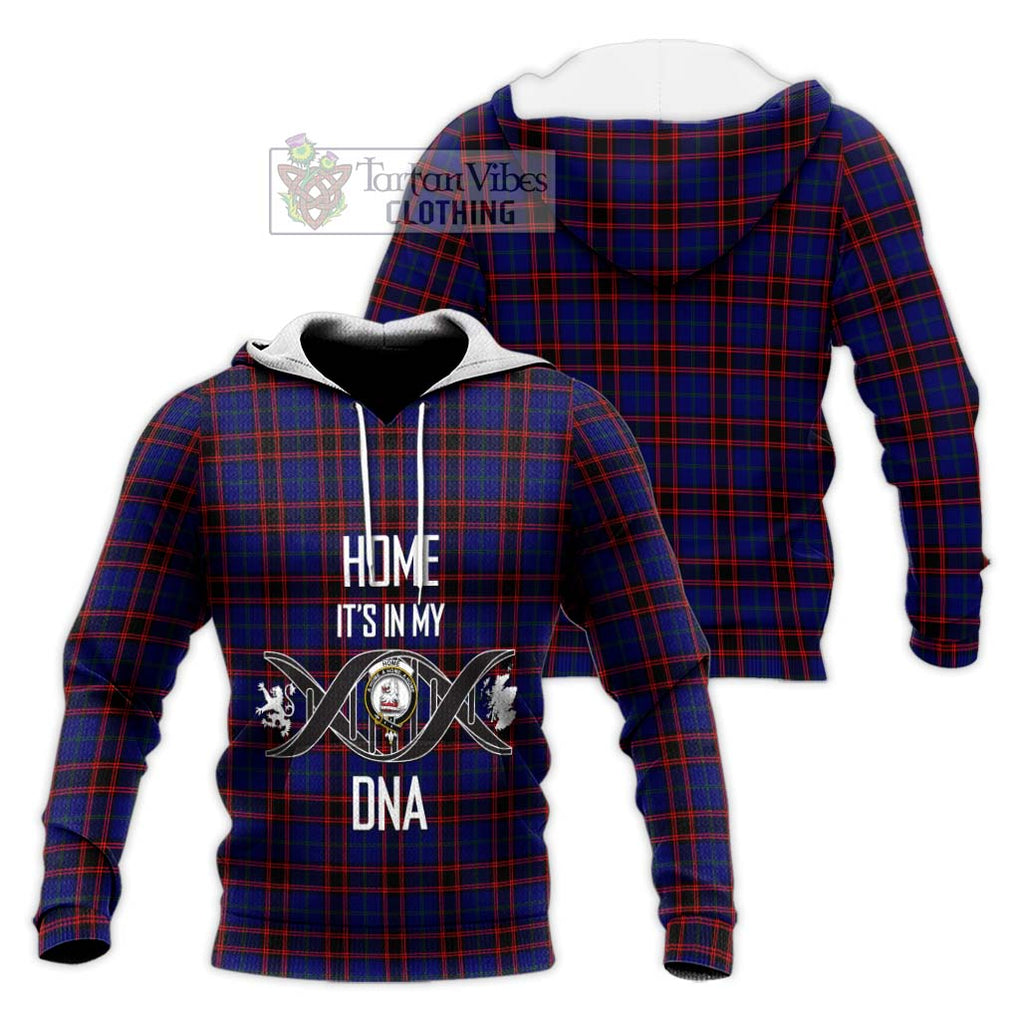 Home Modern Tartan Knitted Hoodie with Family Crest DNA In Me Style Unisex Knitted Pullover Hoodie - Tartanvibesclothing Shop