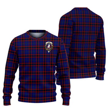 Home Modern Tartan Ugly Sweater with Family Crest