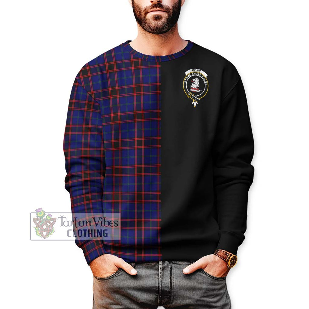 Home Modern Tartan Sweatshirt with Family Crest and Half Of Me Style Unisex - Tartanvibesclothing Shop