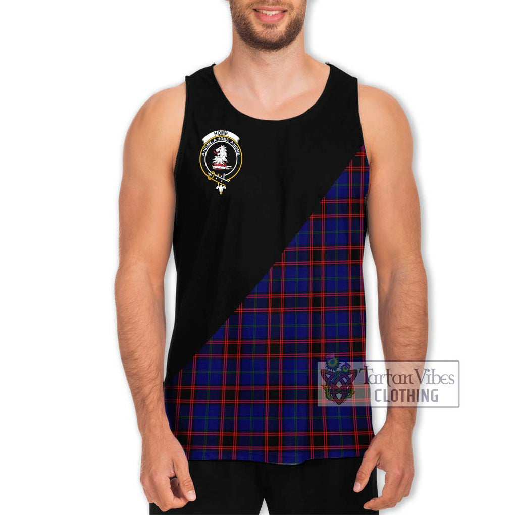 Home Modern Tartan Men's Tank Top with Family Crest and Military Logo Style Men - Tartanvibesclothing Shop