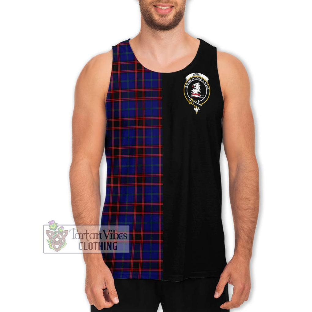 Home Modern Tartan Men's Tank Top with Family Crest and Half Of Me Style Men - Tartanvibesclothing Shop