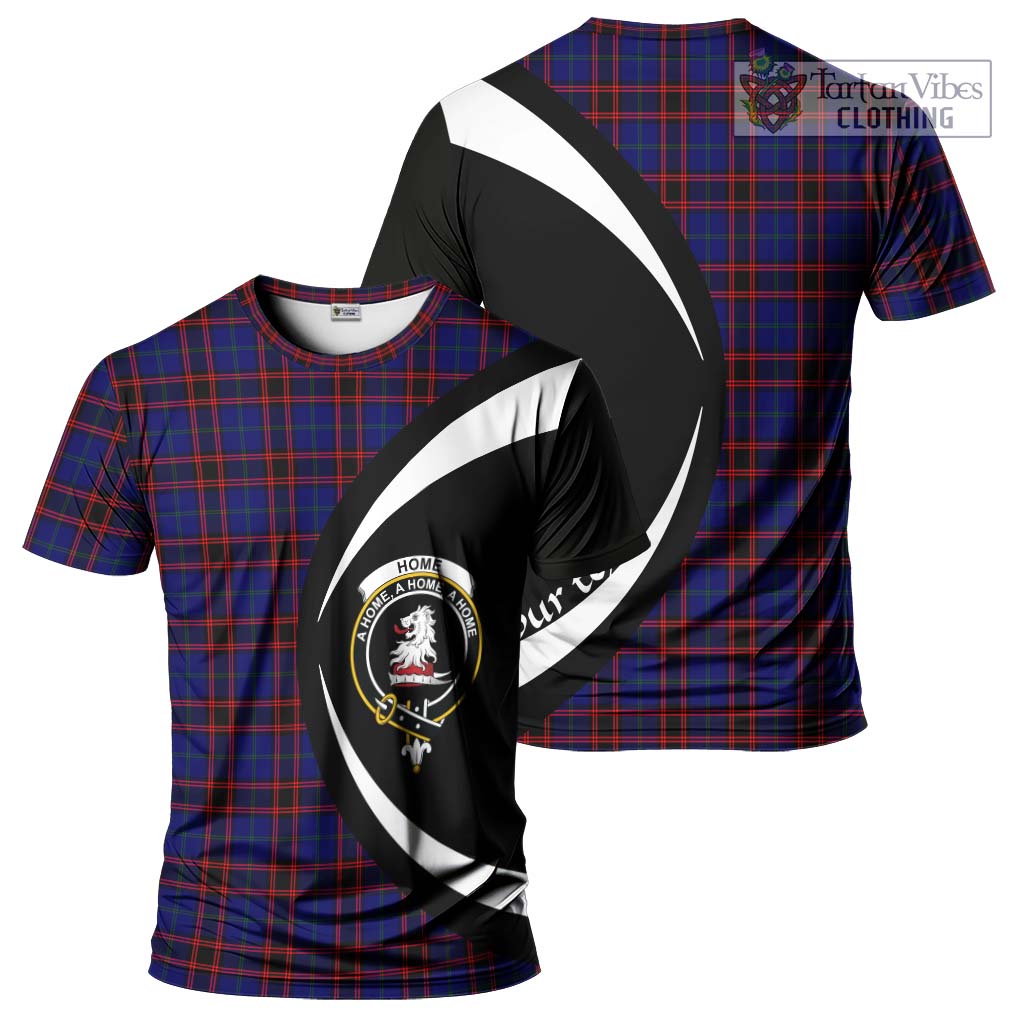 Tartan Vibes Clothing Home Modern Tartan T-Shirt with Family Crest Circle Style